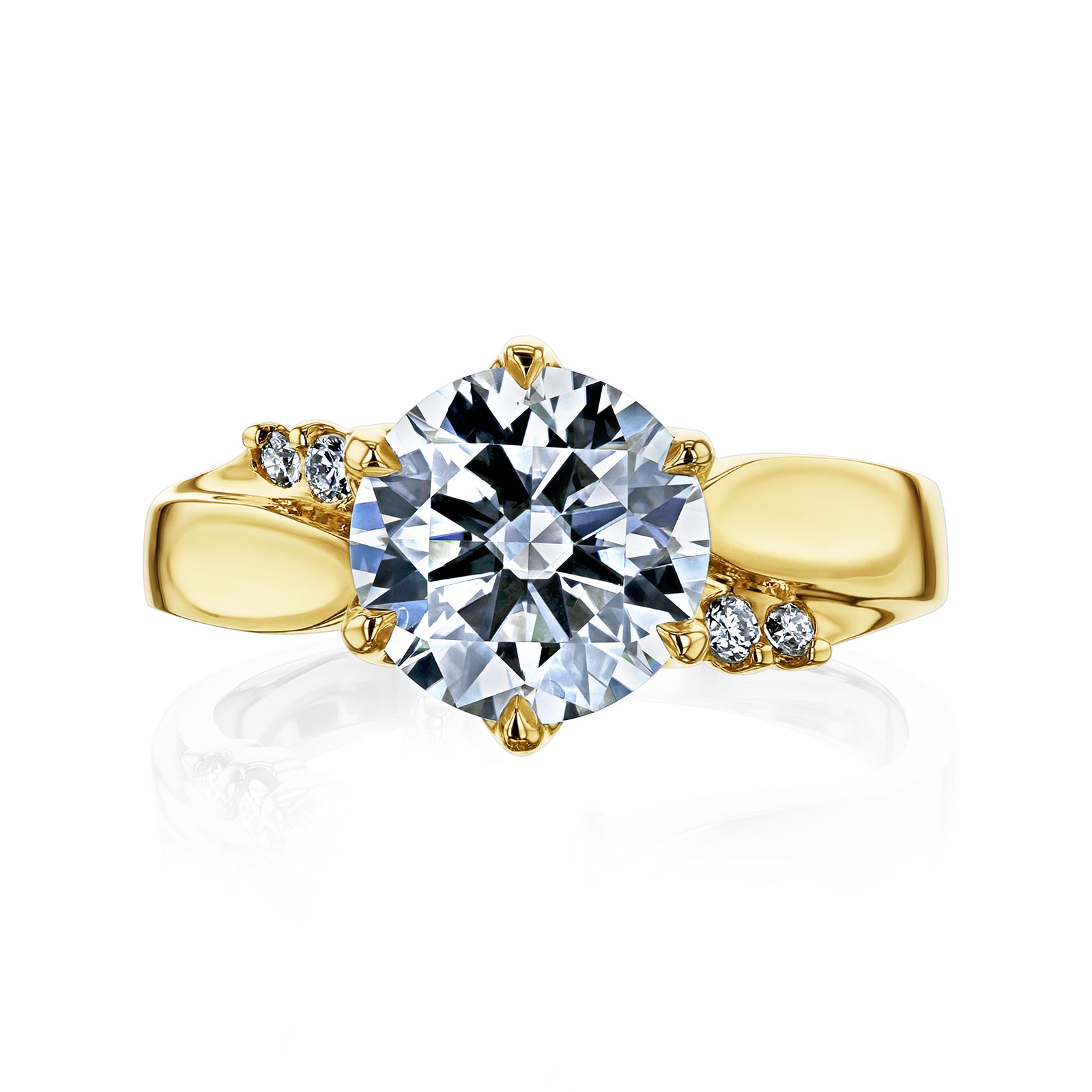 2.1 Carat 6-Prong Tulip Lark Ring