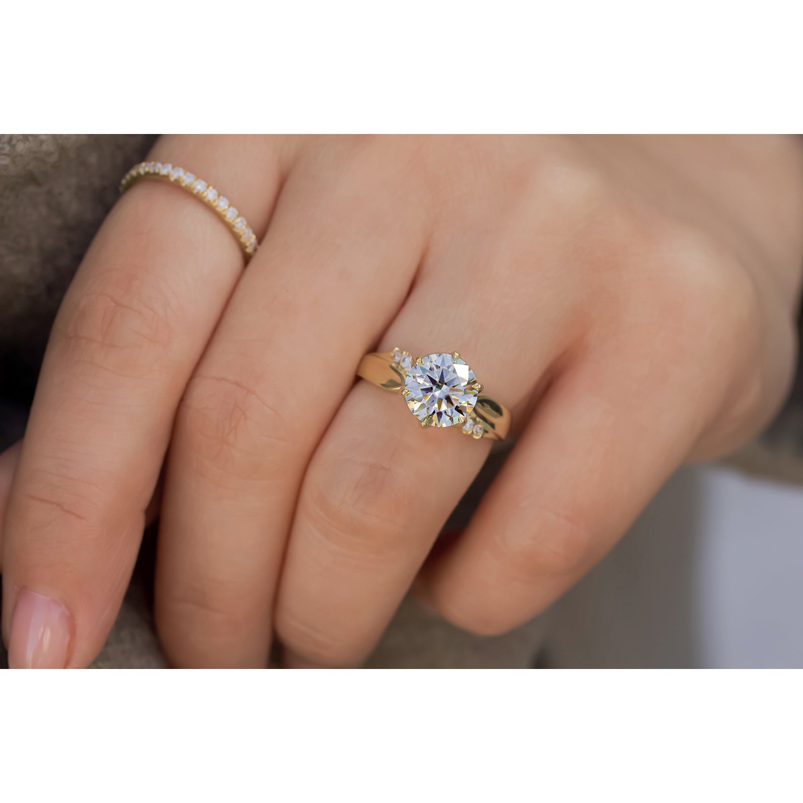2.1 Carat 6-Prong Tulip Lark Ring