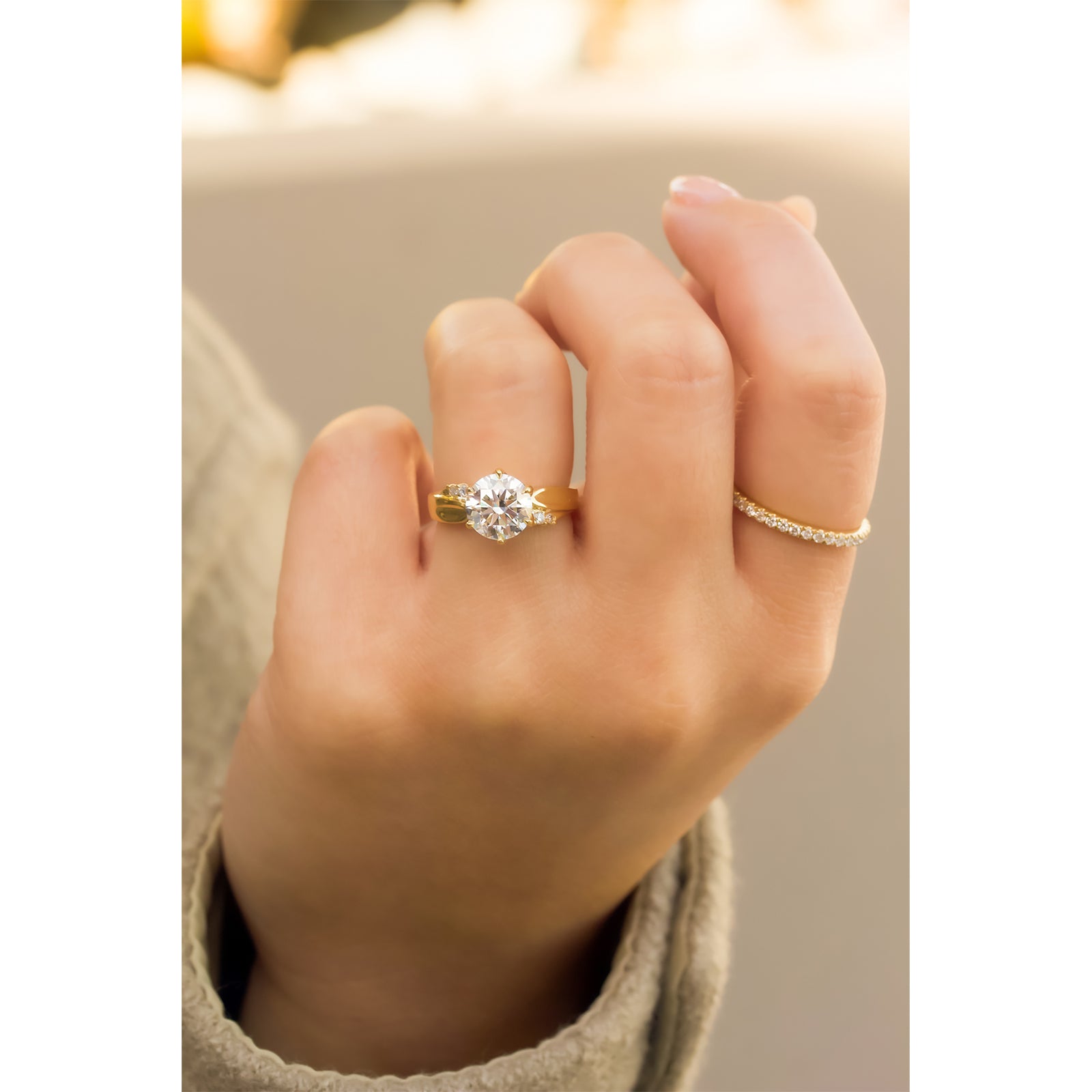 2.1 Carat 6-Prong Tulip Lark Ring