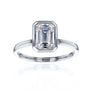 Kobelli 1.75ct Emerald Diamond Bezel Solitaire Engagement Ring