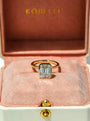 Kobelli 3.5ct Emerald Diamond Bezel Solitaire Engagement Ring