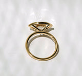 Kobelli 2.5 Carat Marquise Diamond Bezel Solitaire Ring