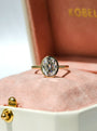 Kobelli 3 Carat Oval Diamond Bezel Solitaire Engagement Ring