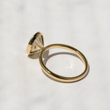 Kobelli 3 Carat Oval Diamond Bezel Solitaire Engagement Ring