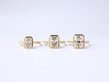 Kobelli 5.25ct Radiant Diamond Bezel Solitaire Engagement Ring