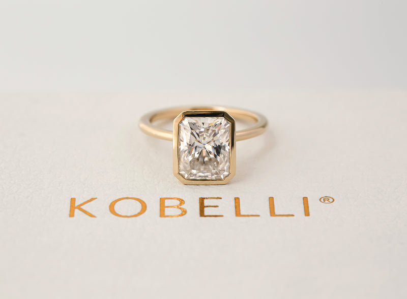 Kobelli Grown - A.M.O.R.E. 4X Pageant 3.75ct Radiant Ring