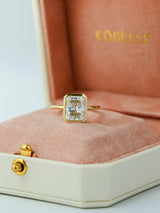 Kobelli 3.75ct Radiant Diamond Bezel Solitaire Engagement Ring
