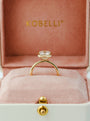 Kobelli 3.75ct Radiant Diamond Bezel Solitaire Engagement Ring