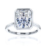 Kobelli 5.25ct Radiant Diamond Bezel Solitaire Engagement Ring