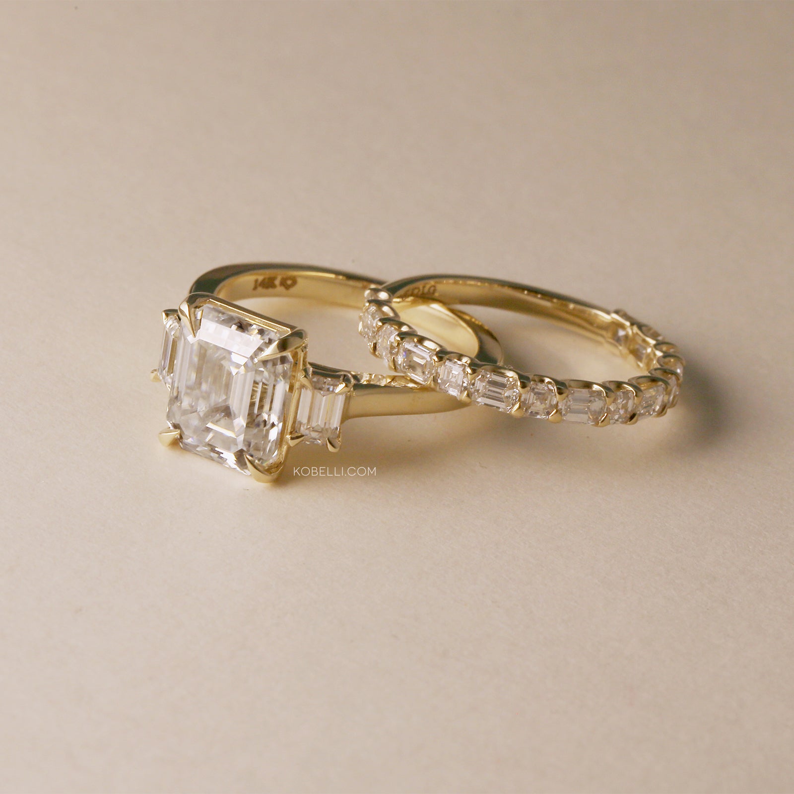 7.3 Carat Moissanite Esma Bridal Set