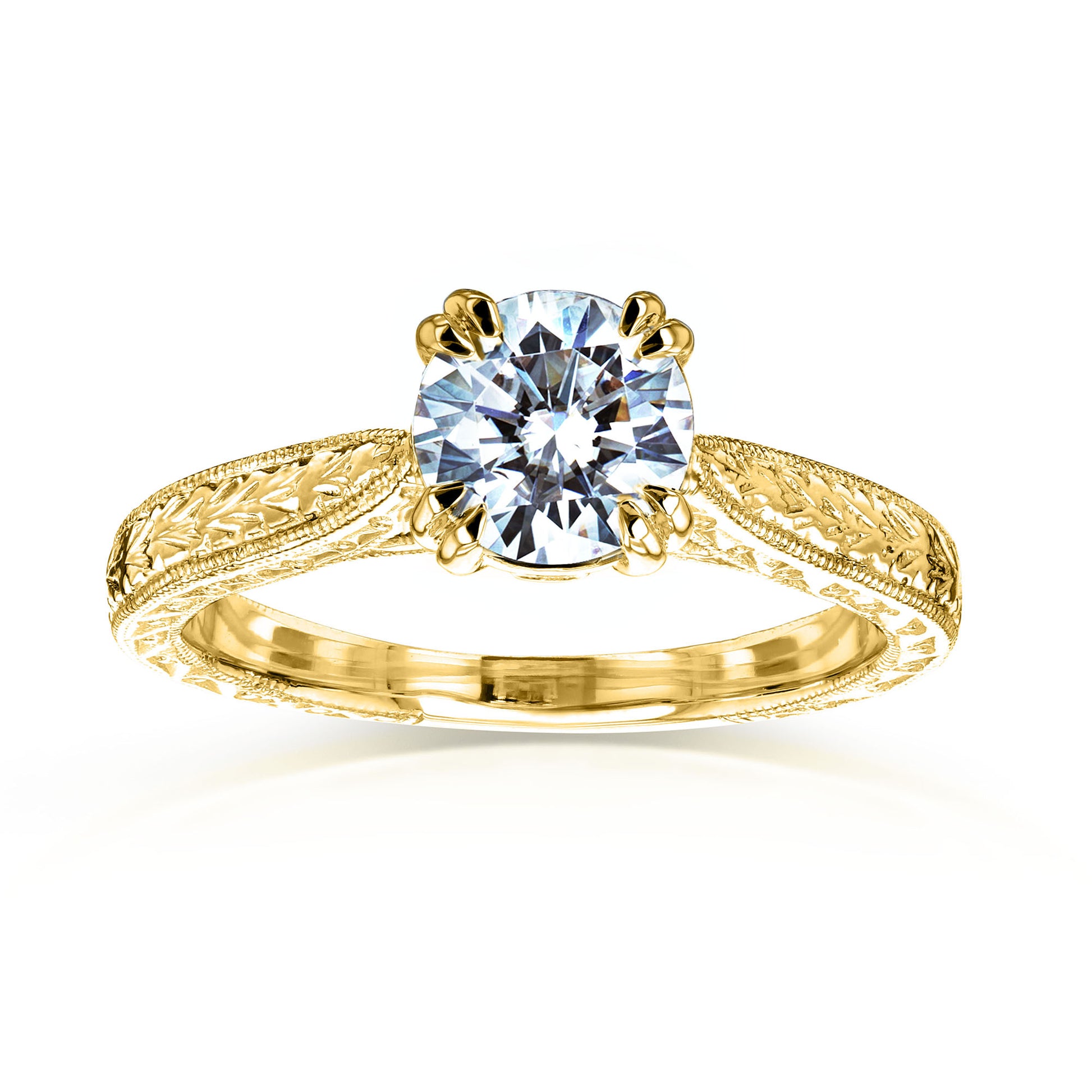 1 Carat Moissanite Valentina Ring