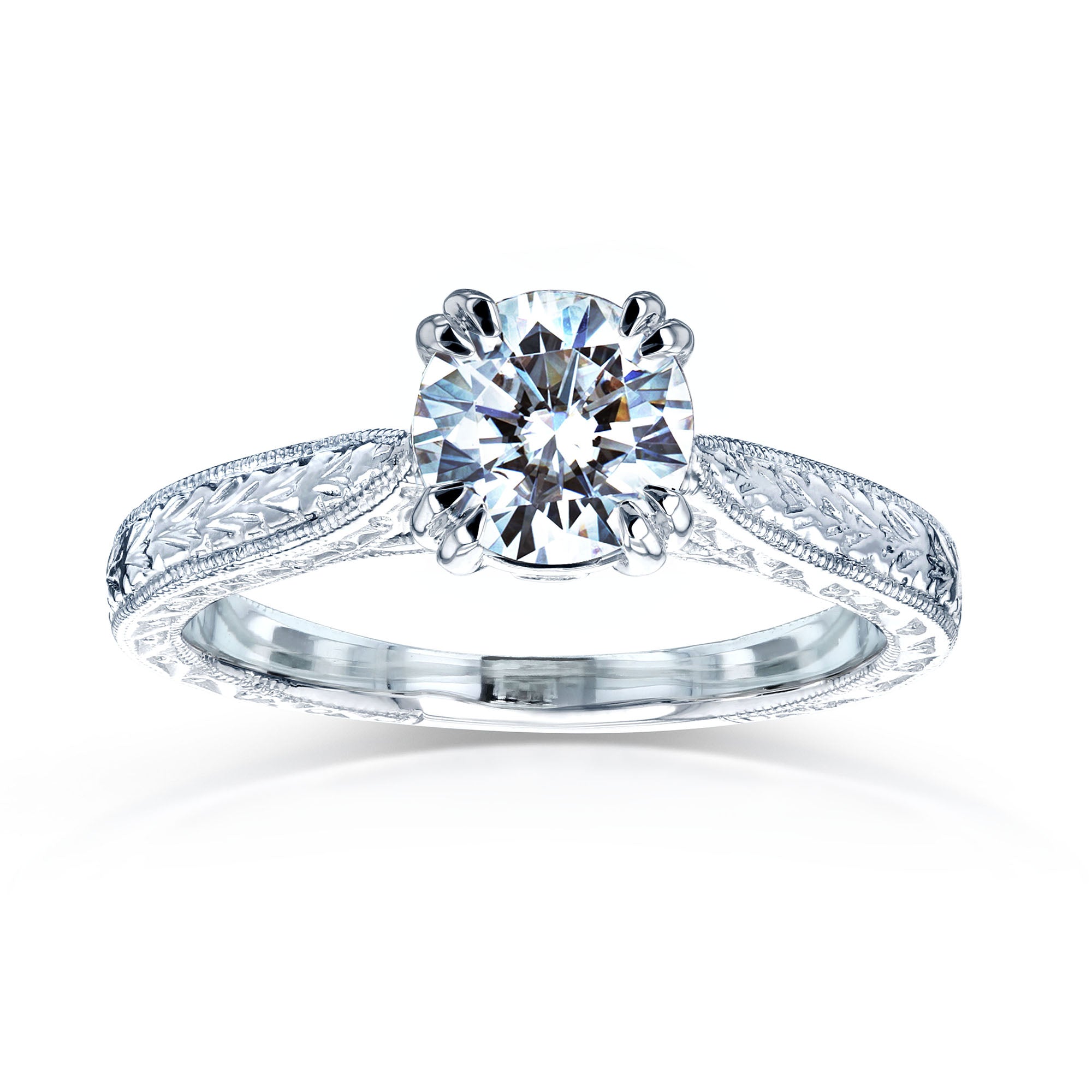 1 Carat Moissanite Valentina Ring