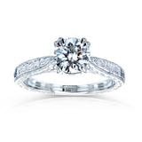 1ct Moissanite Valentina Ring