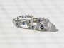 Kobelli Art Deco Hexagonal Eternity Bridal Rings