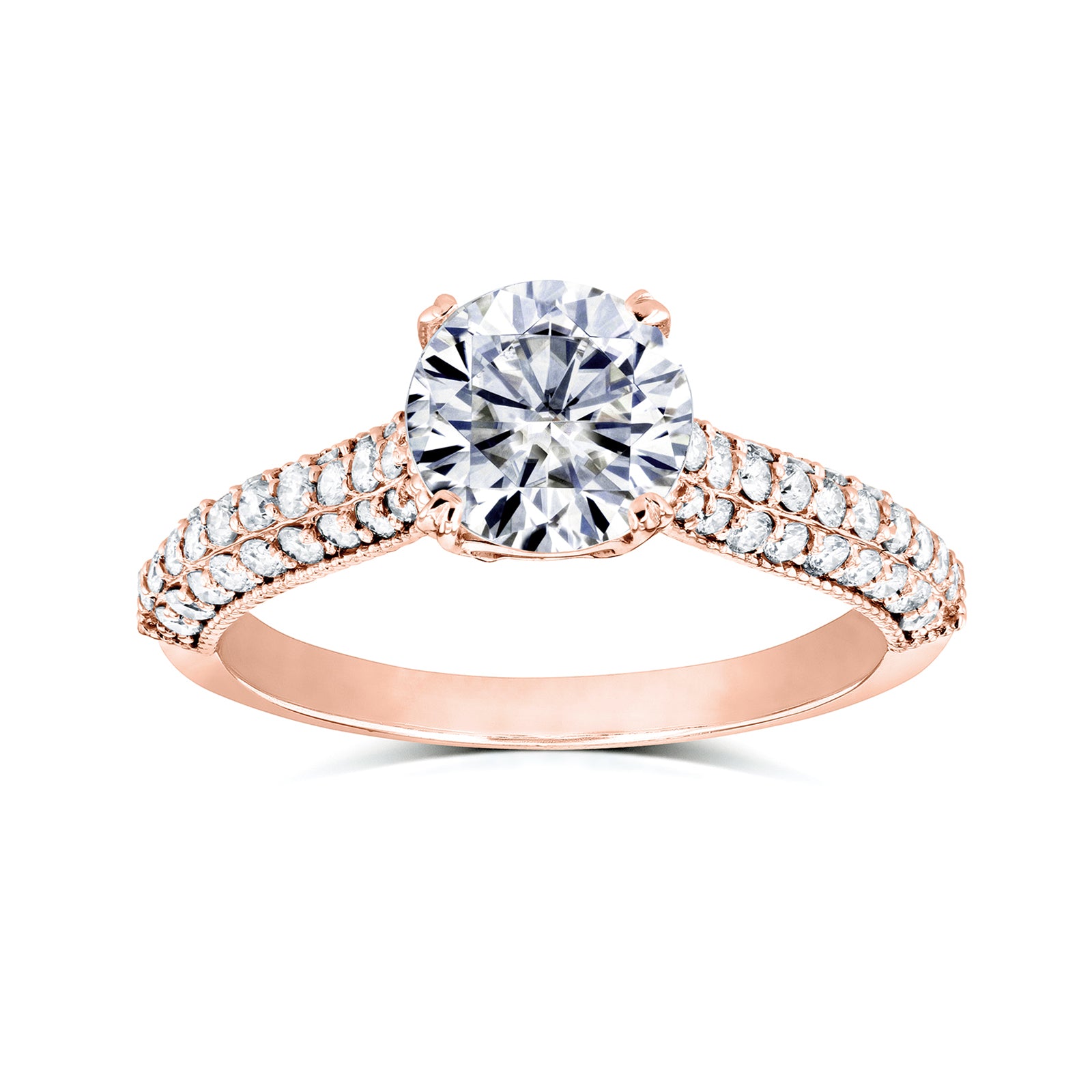 1.5 Carat Moissanite Micro Pavé Ring