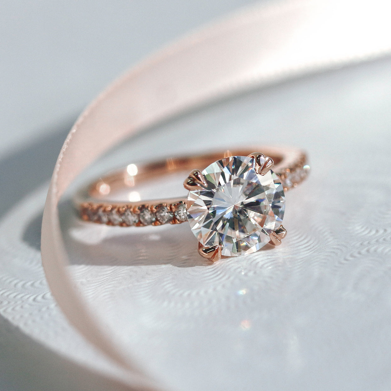 2.1 Carat Moissanite Madison Ring