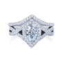 1.3 Carat Lab Grown Diamond Venus Bridal Set in White Gold