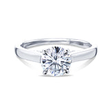 Solitaire Engagement Ring in White Gold