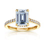 2.8 Carat Moissanite Emerald Bristol Ring