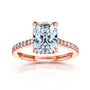 3.1 Carat Moissanite Radiant Bristol Ring