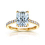3.1 Carat Moissanite Radiant Bristol Ring