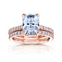 3.5 Carat Moissanite Bristol Radiant Bridal Set
