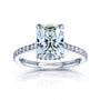3.1 Carat Moissanite Radiant Bristol Ring