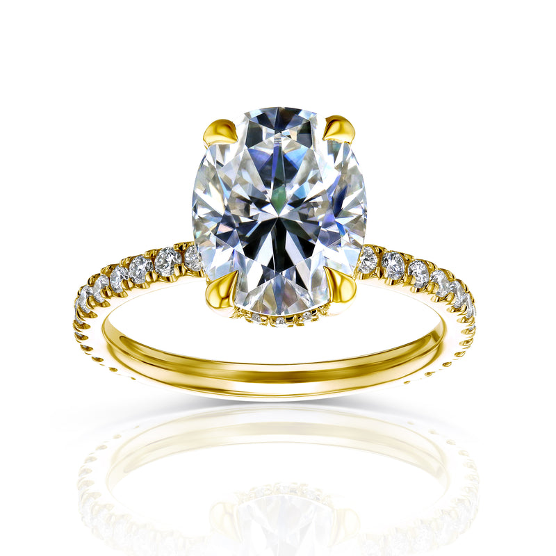 3.4 Carat Moissanite Ori Ring