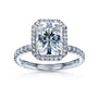 3.2 Carat Moissanite Renee Ring in White Gold