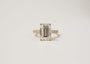 Kobelli Large Emerald Diamond Halo Ethical & Sustainable Engagement Ring