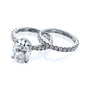 Kobelli Large Oval Diamond Halo Ethical & Sustainable Wedding Rings