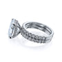 Kobelli Large Oval Diamond Halo Ethical & Sustainable Wedding Rings