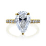 Kobelli Large Pear Diamond Halo Ethical & Sustainable Engagement Ring