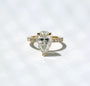 Kobelli Large Pear Diamond Halo Ethical & Sustainable Engagement Ring