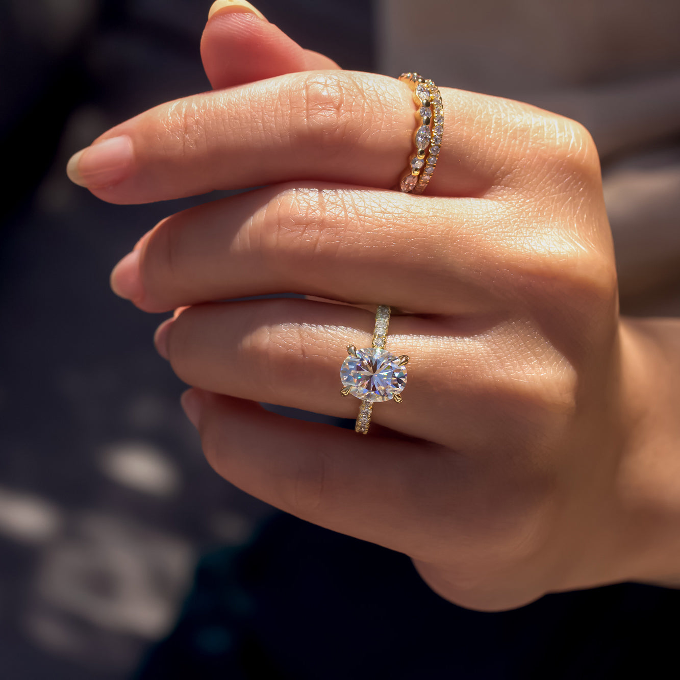 3.6 Carat Moissanite Owen Ring