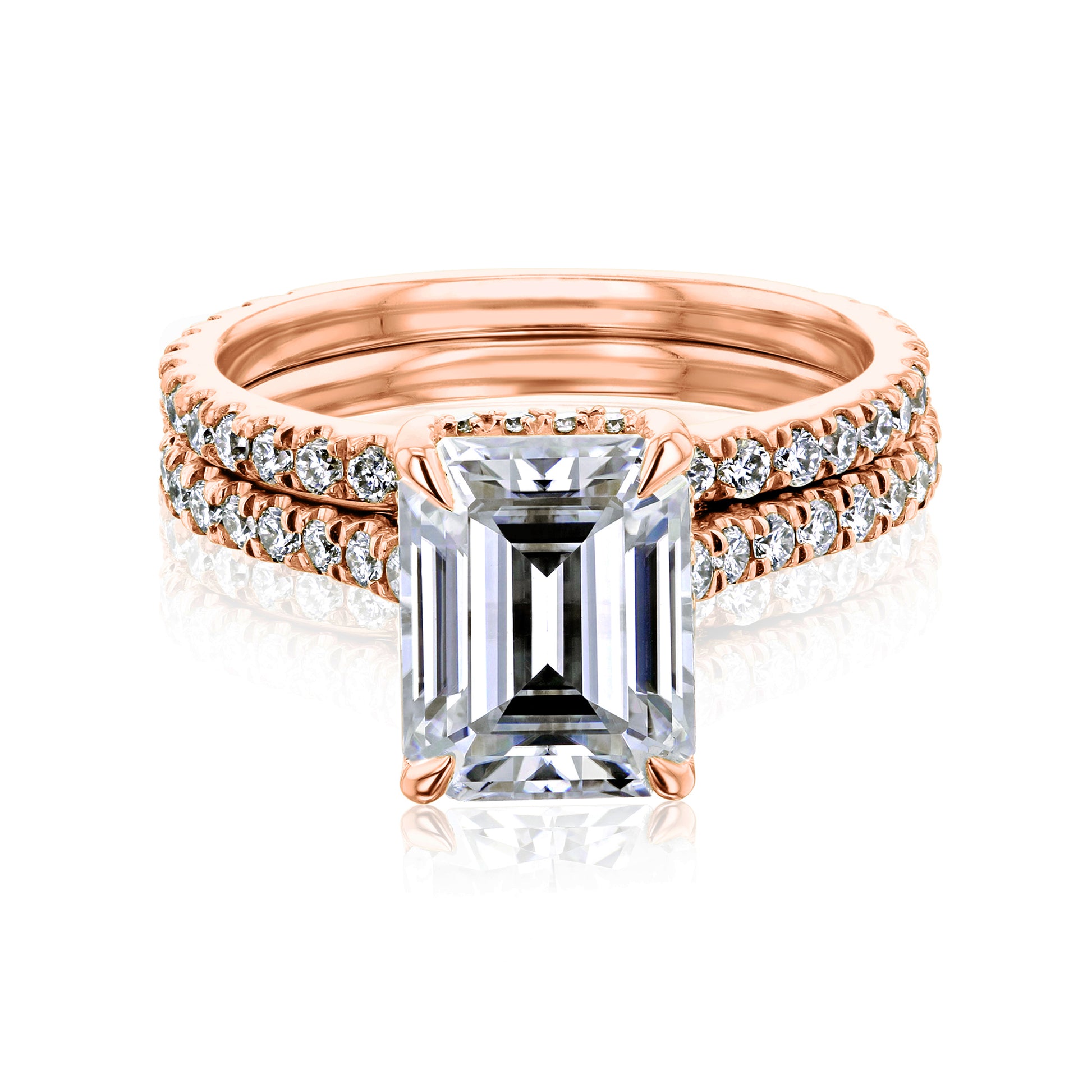 3.3 Carat Moissanite Elaine Bridal Set