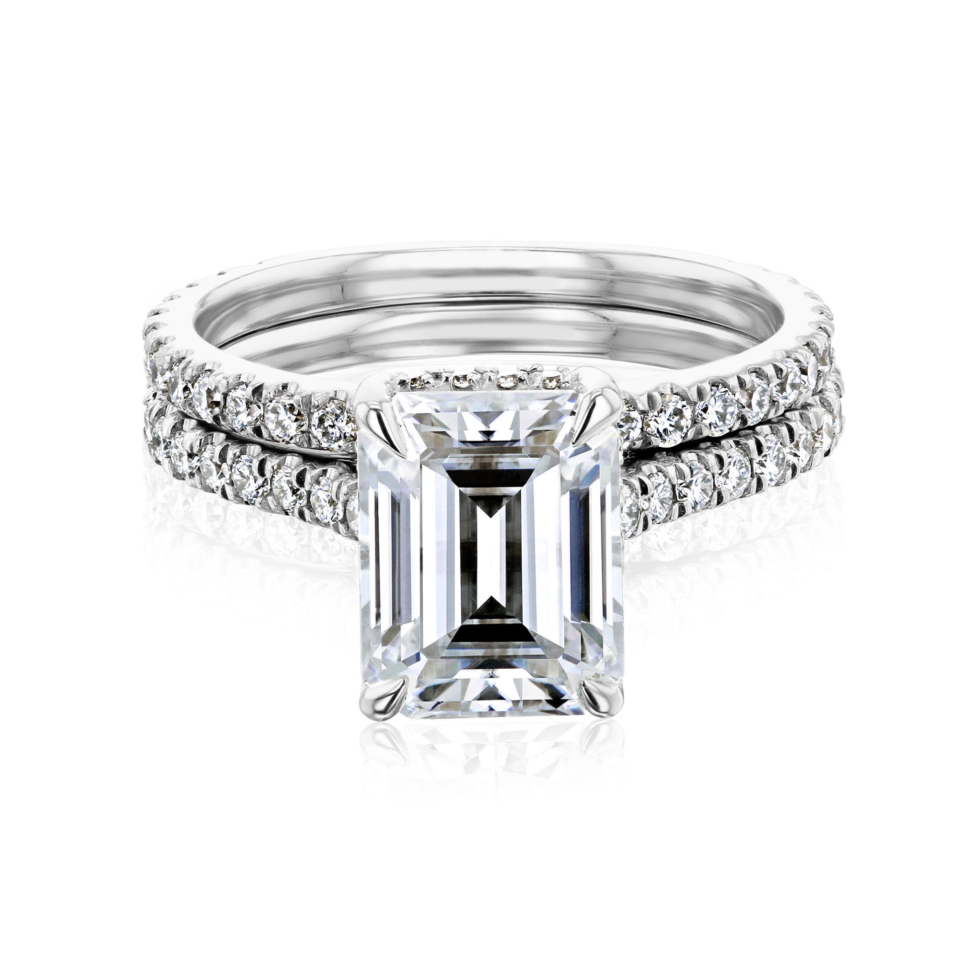3.3 Carat Moissanite Elaine Bridal Set