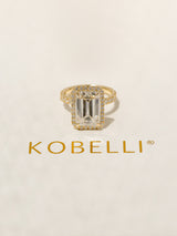 Kobelli signatur forlovelsesring med dristig diamant