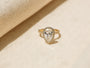 Kobelli Large Pear Diamond Halo Ethical & Sustainable Engagement Ring