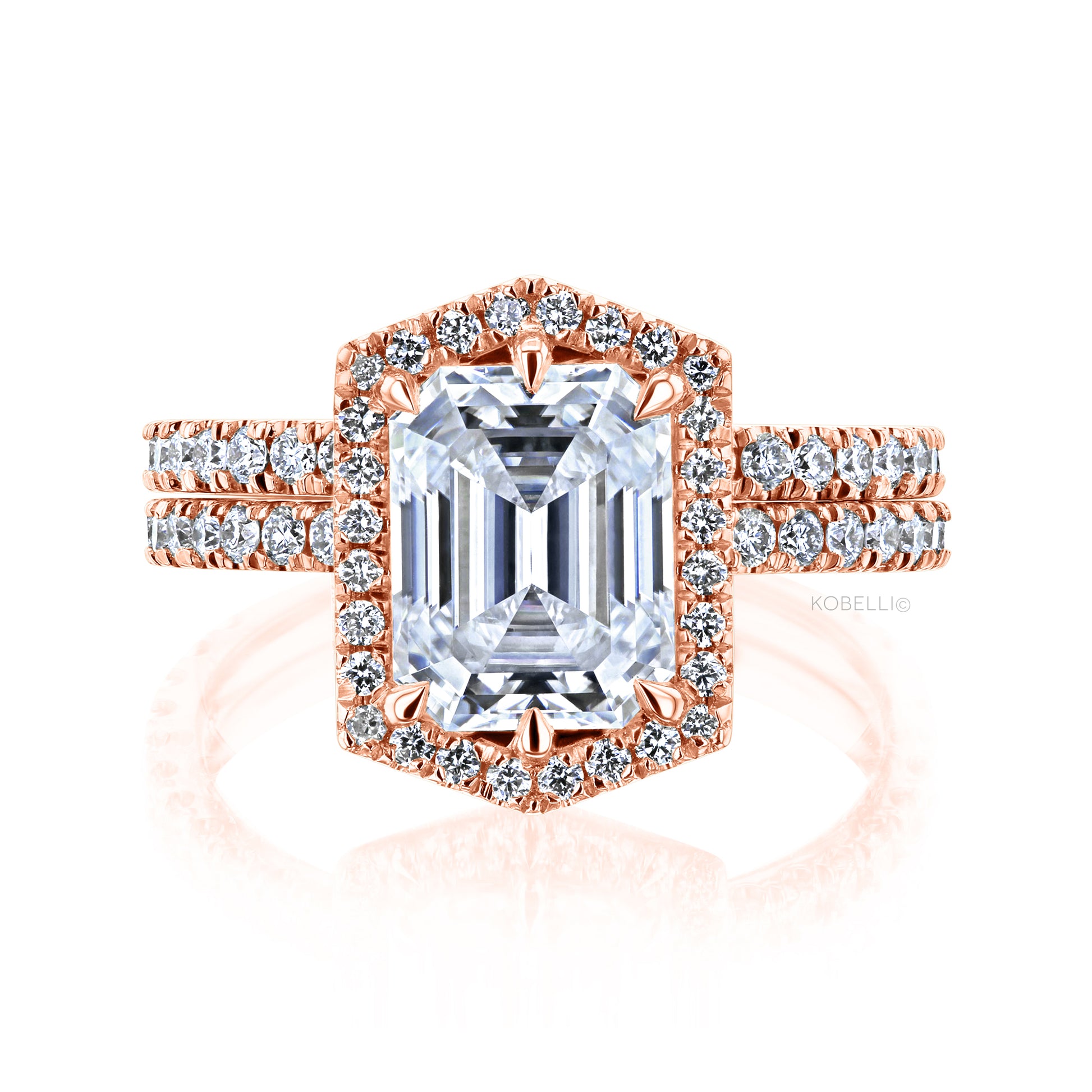 3.3 Carat Moissanite Edda Bridal Set