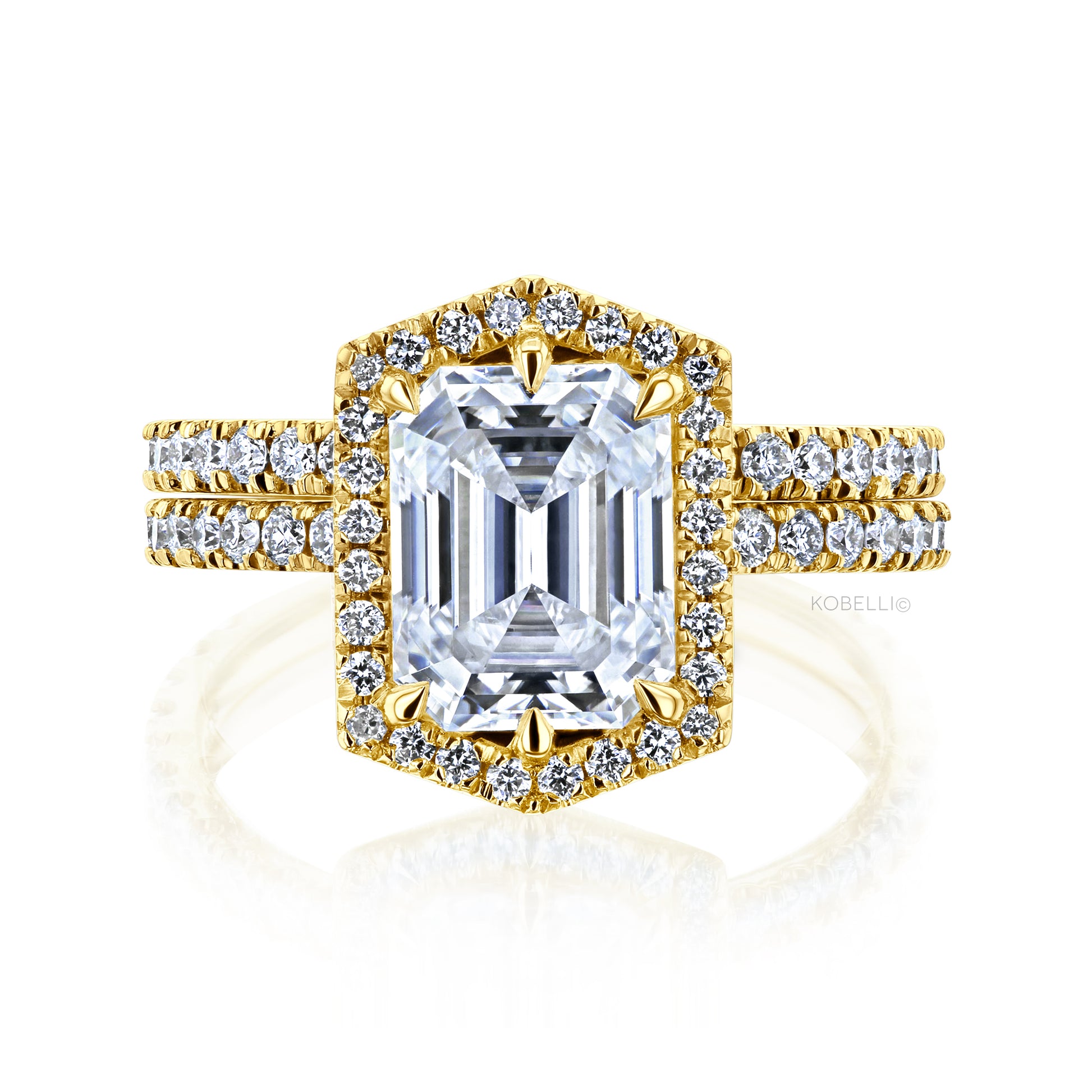 3.3 Carat Moissanite Edda Bridal Set