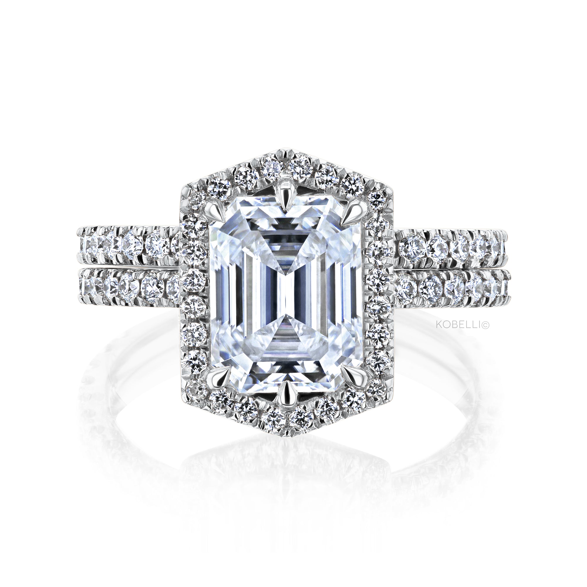 3.3 Carat Moissanite Edda Bridal Set