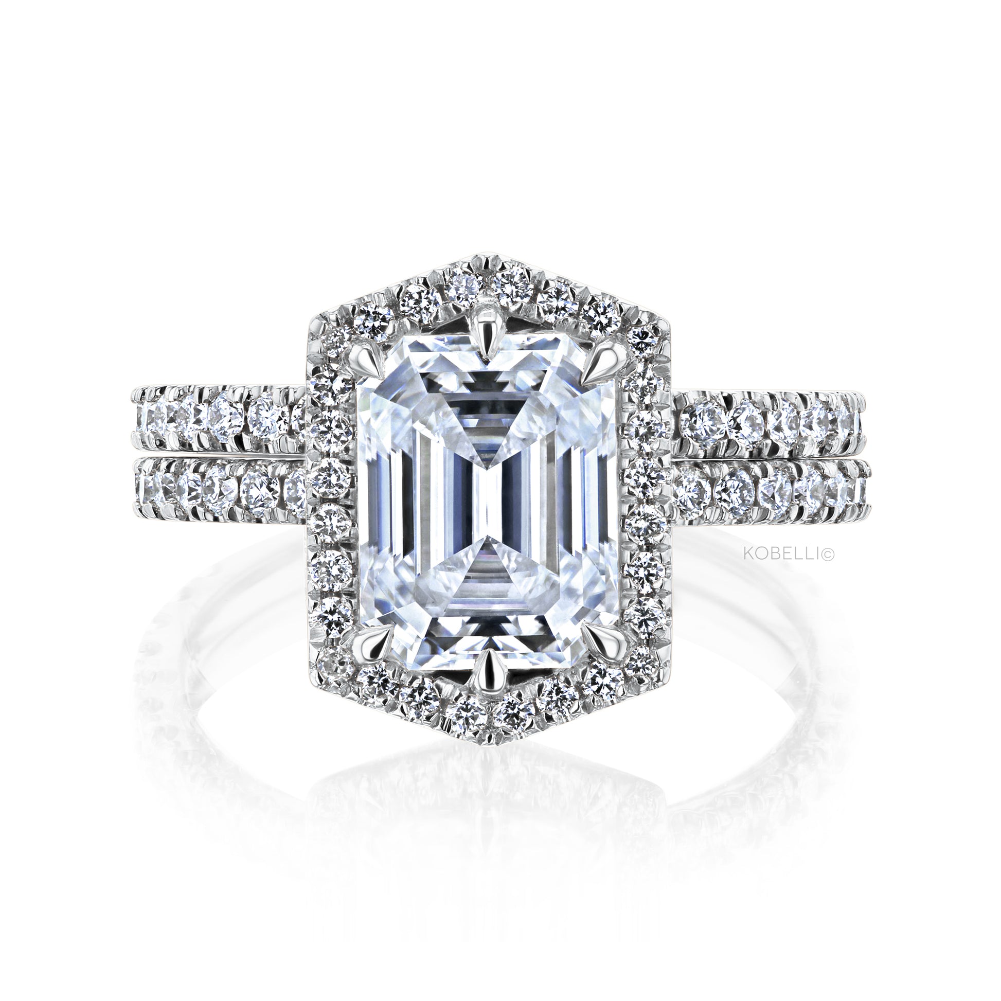 3.3 Carat Moissanite Edda Bridal Set