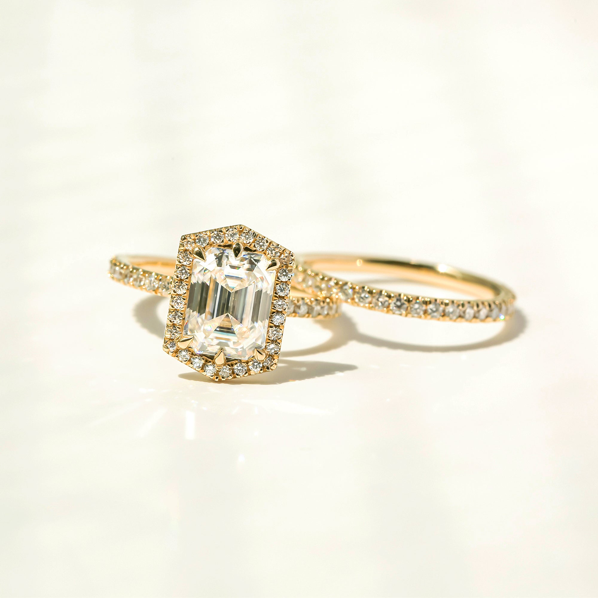 3.3 Carat Moissanite Edda Bridal Set