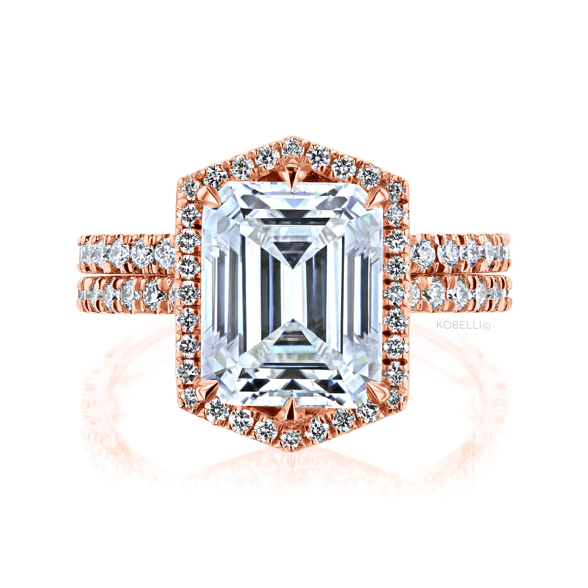 4.4 Carat Moissanite Edda Bridal Set