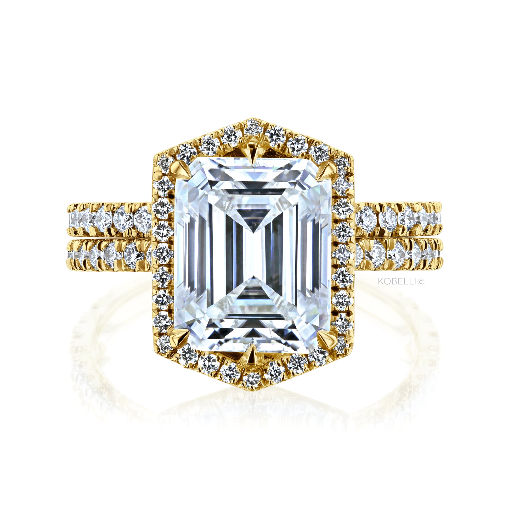 4.4 Carat Moissanite Edda Bridal Set