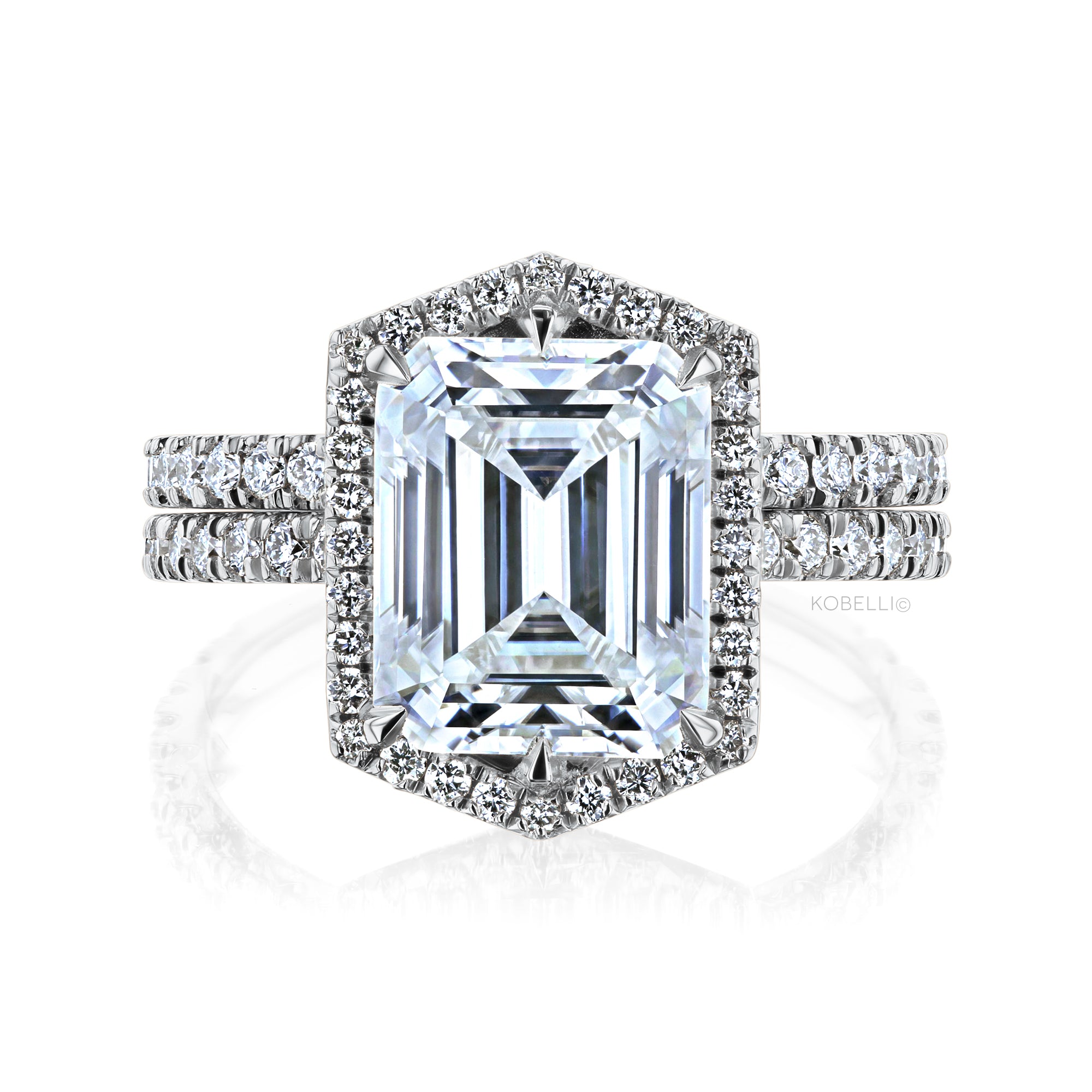 4.4 Carat Moissanite Edda Bridal Set
