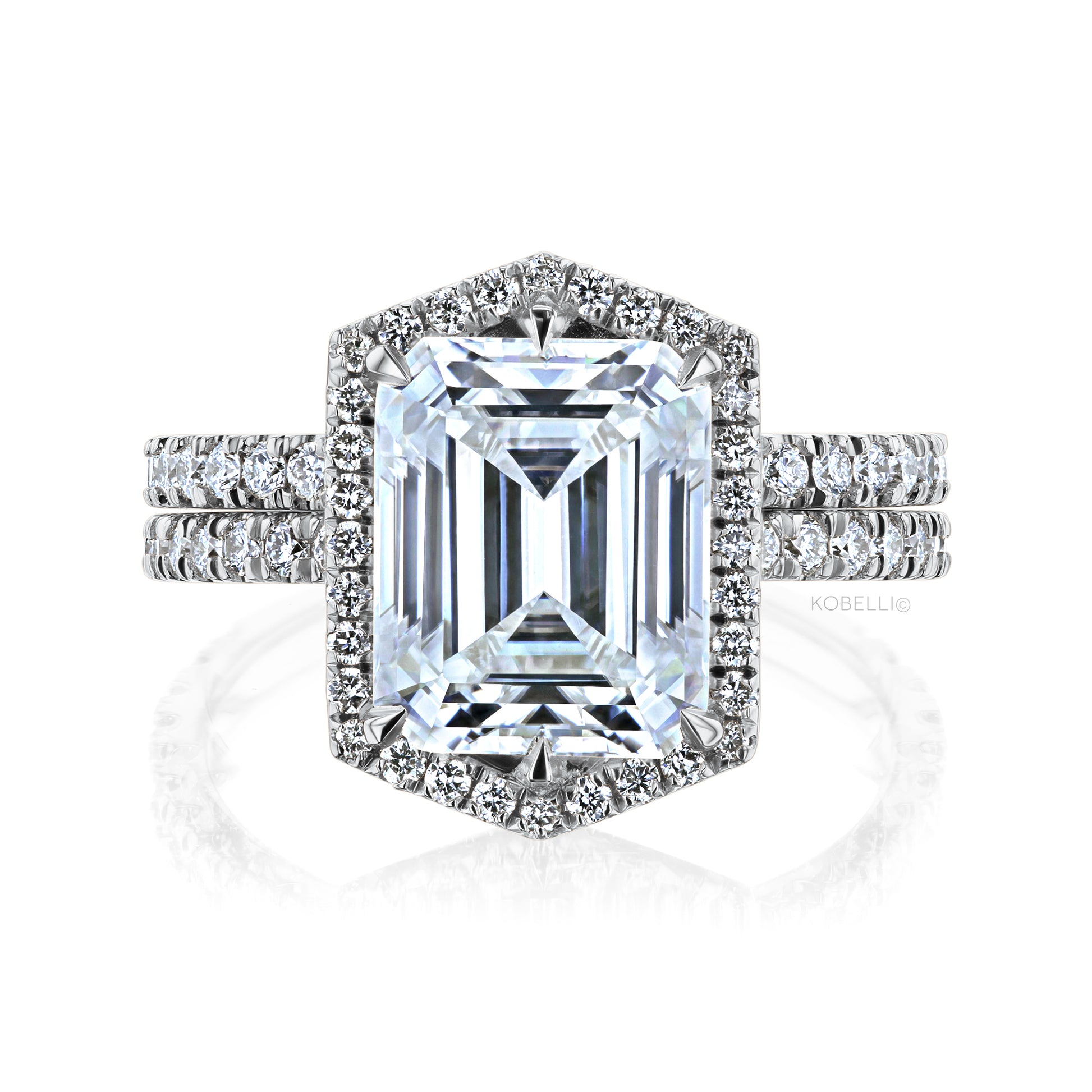 4.4 Carat Moissanite Edda Bridal Set