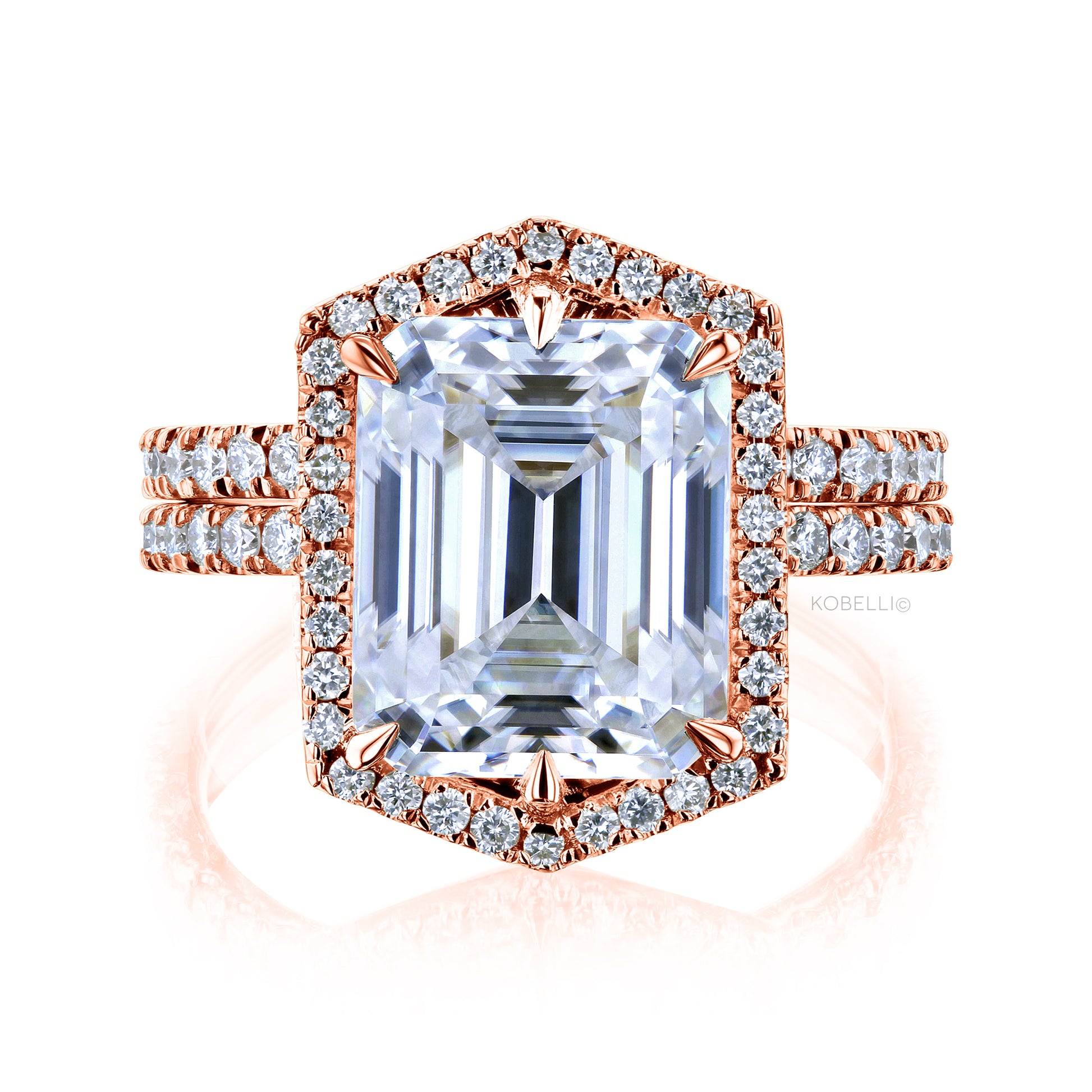 5.8 Carat Moissanite Edda Bridal Set