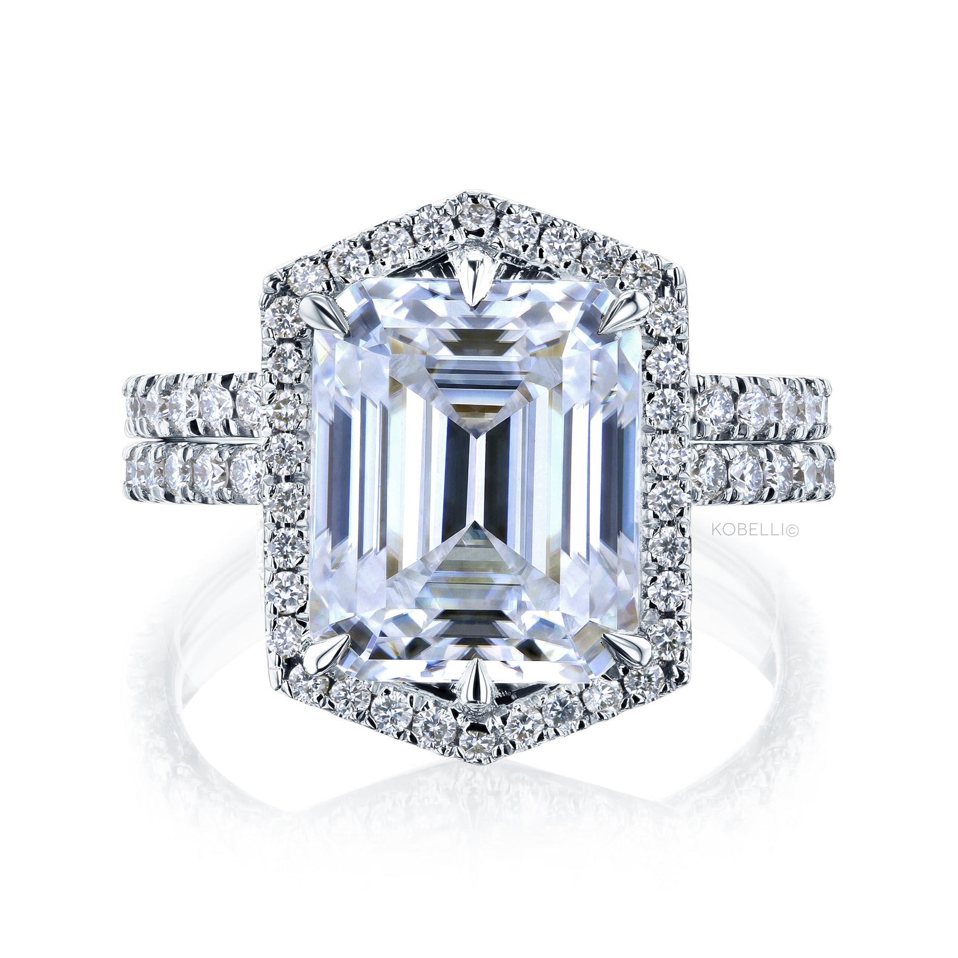 5.8 Carat Moissanite Edda Bridal Set